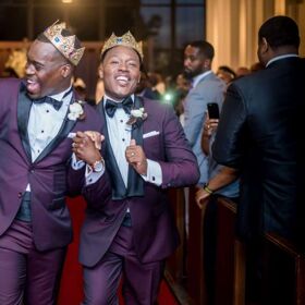 These two guys found love in their college fraternity, and now they’ve said “I do”