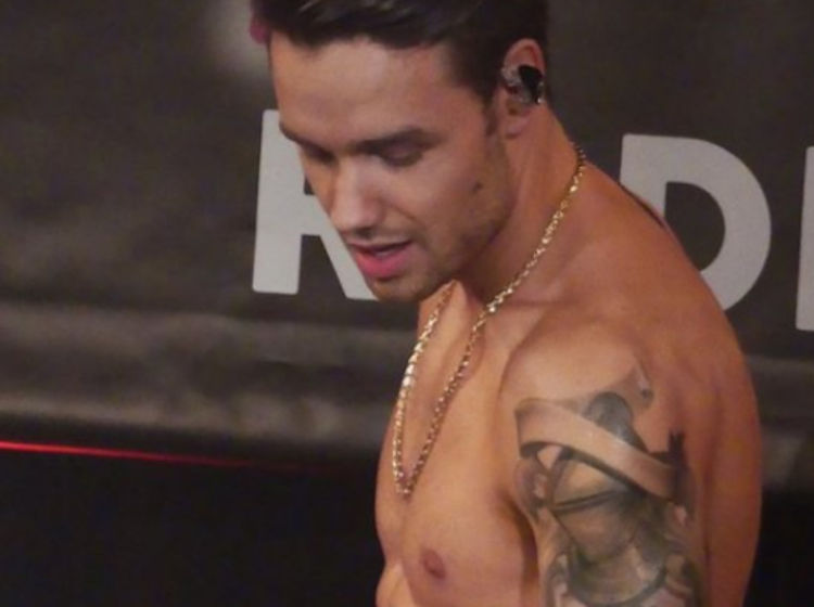 Liam Payne’s recent performance of “Strip That Down” was very, very literal