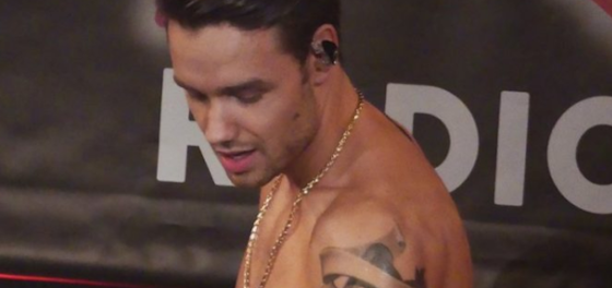Liam Payne’s recent performance of “Strip That Down” was very, very literal