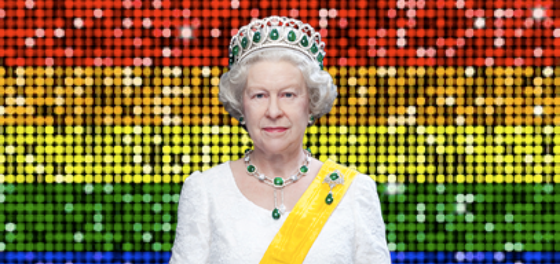 Queen Elizabeth never misses an episode of this reality game show hosted by a fabulous gay bear