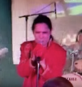 WATCH: Corey Feldman stops mid-concert to find the tooth he knocked out of his mouth