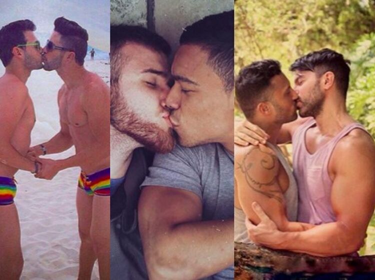 PHOTOS: Cute guys all around the world make out for International Kissing Day