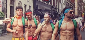 PHOTOS: Hot, shirtless chaps had a jolly good time at London Pride over the weekend