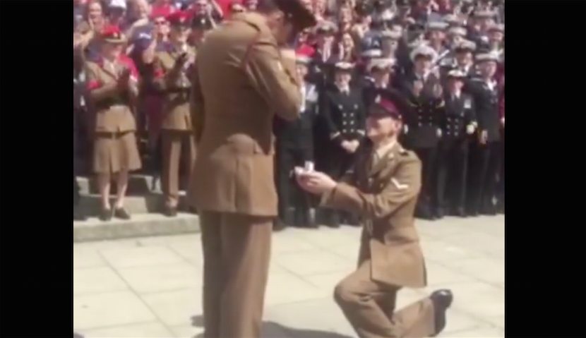 This soldier popped the question to his boyfriend at London Pride, and it’s totally adorable