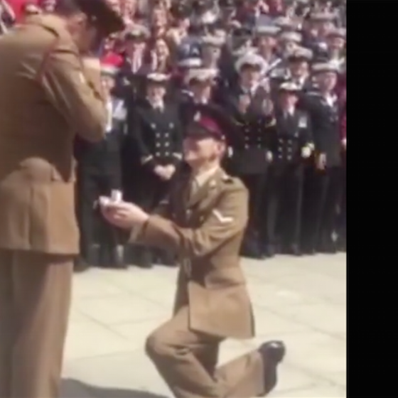 This soldier popped the question to his boyfriend at London Pride, and it’s totally adorable