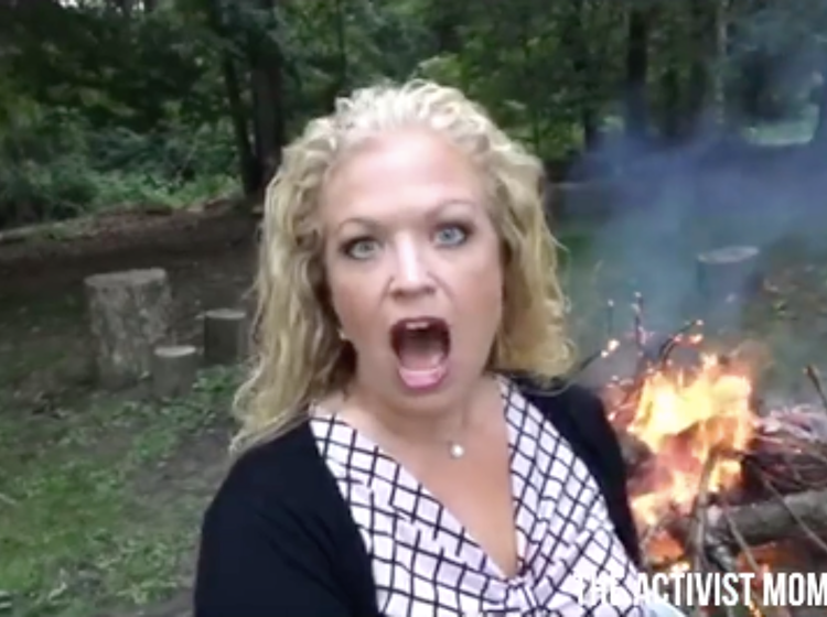 Activist Mommy pauses burning ‘Teen Vogue’ to help turn a gay man straight