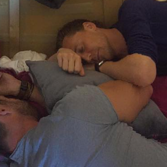 Chris Hemsworth loves to cuddle with Tom Hiddleston, and he’s vers