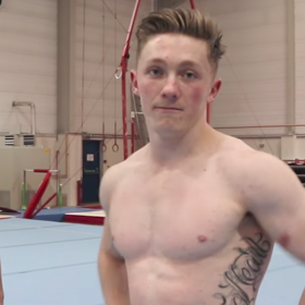 Olympic gymnast puts Tom Daley through the wringer