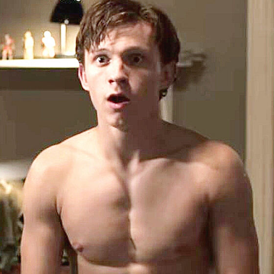 Tom Holland always wore a thong underneath his Spider-Man costume