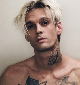 Aaron Carter celebrates being out and proud by aggressively hitting on famous actress