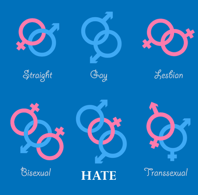 This antigay campaign unwittingly used the bisexual flag as their logo