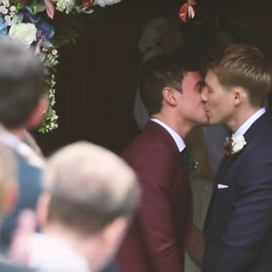 Tom Daley and Dustin Lance Black have made a wedding video just for you