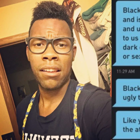 Man shares the appalling racist messages he received after chatting with a guy at Pride