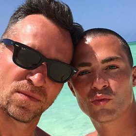 Colton Haynes and husband Jeff Leatham go ahead and show you their “full moons” on Instagram