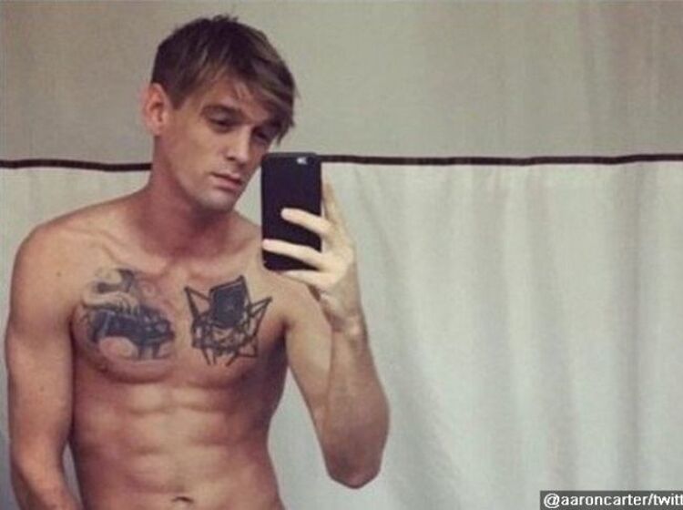Sorry fellas, freshly out Aaron Carter is only interested in dating ladies