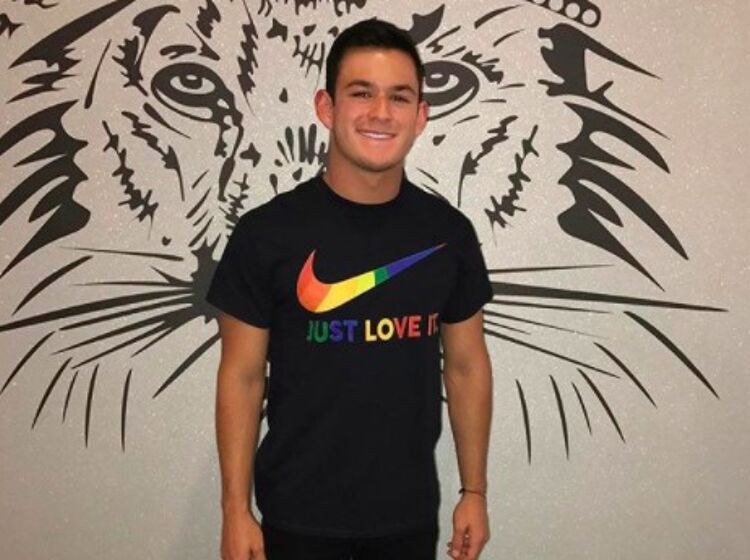This gay athlete hopes to raise $10,000 in honor of his best friend lost to suicide