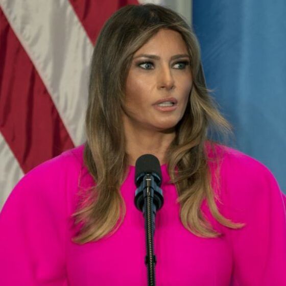Melania Trump just gave a speech about bullying at the United Nations and Twitter can’t even