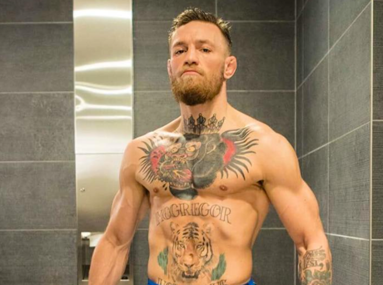 Leaked footage finds Conor McGregor boxing in fetishistic sci-fi jockstrap