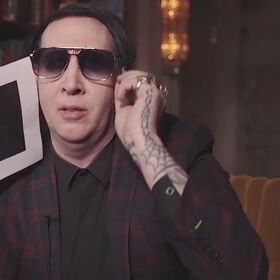 Marilyn Manson makes 3 gay jokes in 1 minute, and they’re all pretty lame