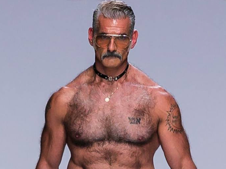 Sexy runway daddy steals the show at New York Fashion Week