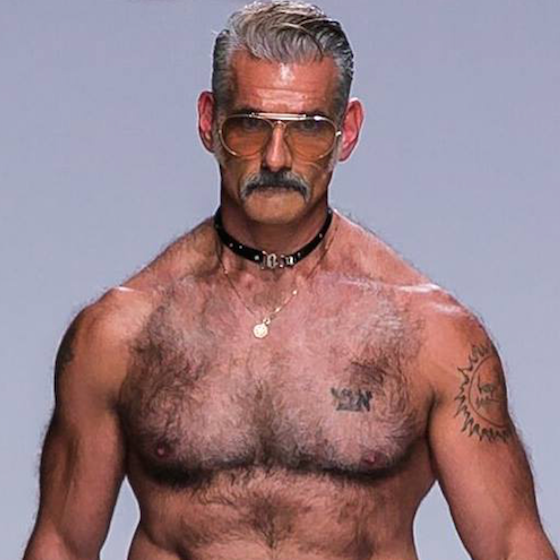 Sexy runway daddy steals the show at New York Fashion Week