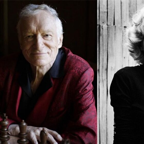 Pro-gay Hugh Hefner will spend eternity next to the woman who helped launch his career