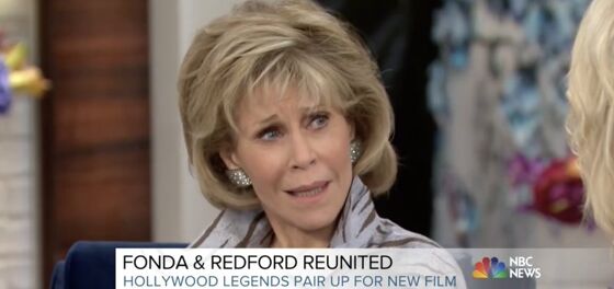 Jane Fonda is all of us as she makes this face at Megyn Kelly
