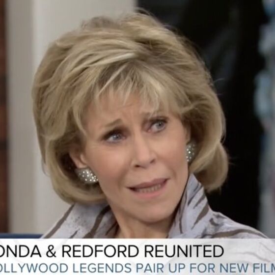 Jane Fonda is all of us as she makes this face at Megyn Kelly
