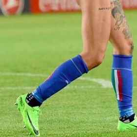 Italian footballer celebrates big win by ripping off his pants
