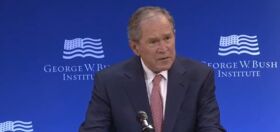 George W. Bush just read Trump for filth without ever dropping his name