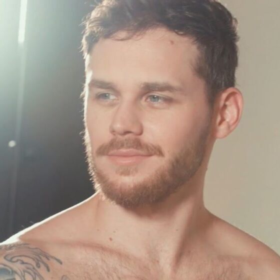 Watch Matthew Camp strip down for this photoshoot promoting sexual health