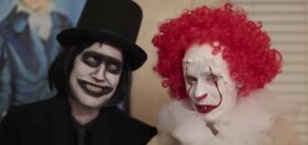 The Babadook & Pennywise are getting married (obviously). Here’s their engagement video.