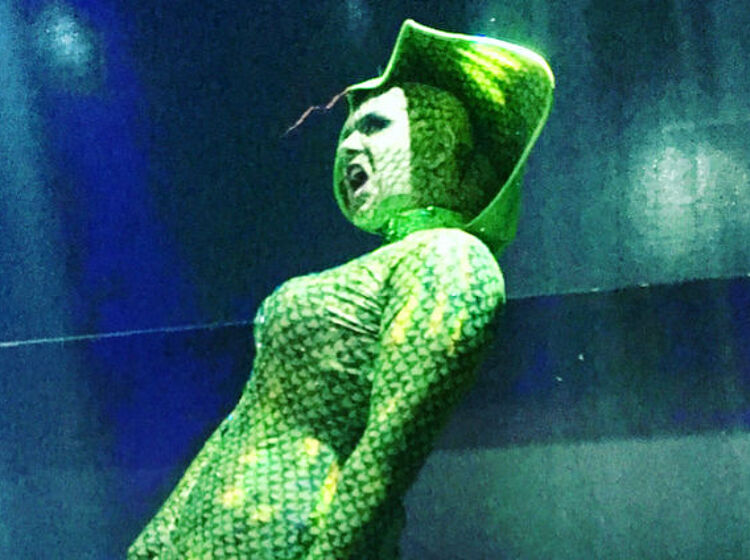 PHOTOS: ‘RuPaul’s Drag Race’ alum Alexis Michelle slays in custom Halloween snake dress