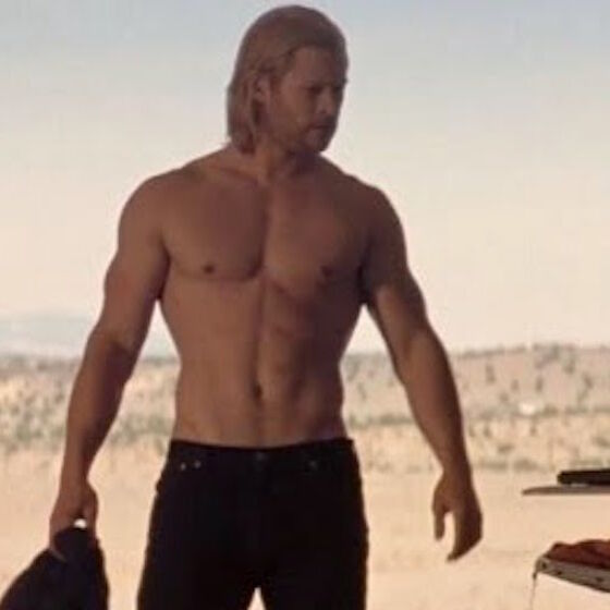 If the idea of Chris Hemsworth shirtless gets you going, you’ll love “Thor: Ragnarok”