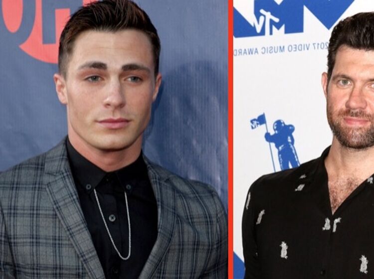 WATCH: Colton Haynes and Billy Eichner caught in the act