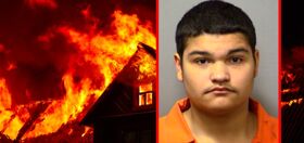 Teen burns gay adoptive father alive so he could be with his biological dad in prison