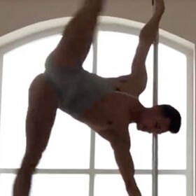 This way-hot pole-dancing routine will rock your world