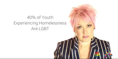 Cyndi Lauper wants to end LGBTQ youth homelessness. Here’s her plan…