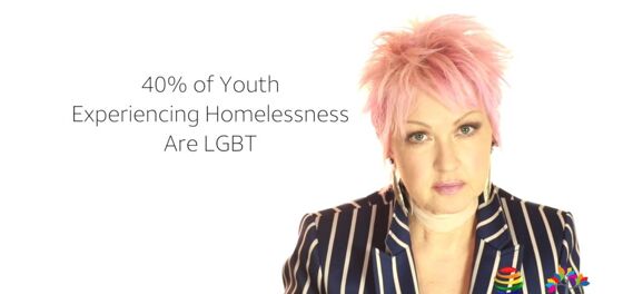 Cyndi Lauper wants to end LGBTQ youth homelessness. Here’s her plan…