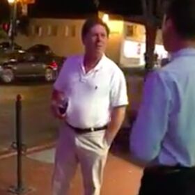 Landlord caught screaming antigay slur 12 times on video insists he’s not a homophobe