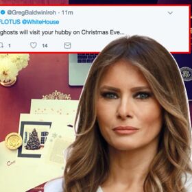 Melania Trump tweets her excitement for Christmas but Twitter isn’t feeling her joy