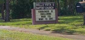 Church apologizes for accidental sexual innuendo on sign, does not condone swallowing