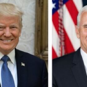 White House releases official Trump/Pence portraits. You can guess what happened next.