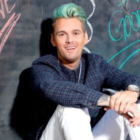 Aaron Carter shows off new face tattoo, says “I’m the biggest thing in music right now”