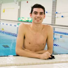 How this college swimmer found his courage to come out in the pool