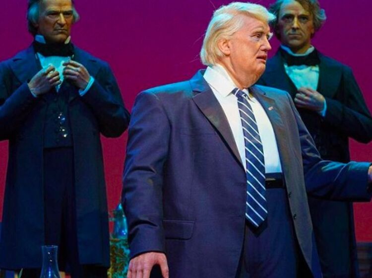 Trump was added to Disney’s ‘Hall of Presidents’ and the Internet’s response is priceless