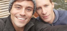 Did Dustin Lance Black just out Tom Daley as bisexual?