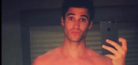 Why did Darren Criss post this utterly unclothed photo to Instagram? It’s not what you think.