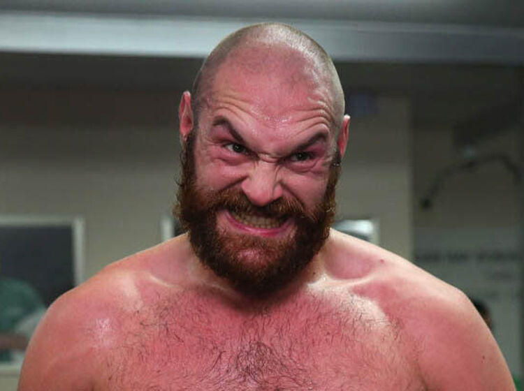 Horrible homophobic boxer Tyson Fury headed back to the ring after having suspension lifted