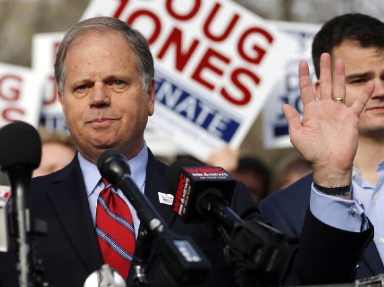 Doug Jones may be proud of his gay son, but he’s a jerk when it comes to sexual assault